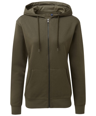 Asquith & Fox Women's Zip-Through Organic Hoodie