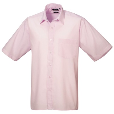 Premier Men's Short Sleeve Poplin Shirt