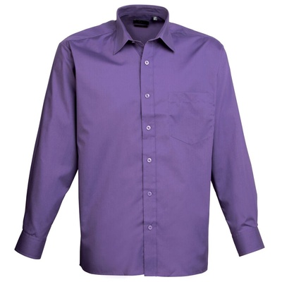 Premier Men's Long Sleeve Poplin Shirt