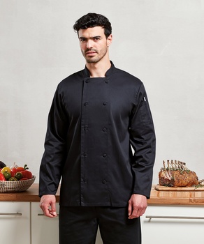 Premier Chef's Coolchecker Long Sleeve Jacket with Mesh Back Panel