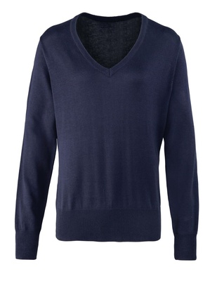 Premier Women's V-neck Knitted Sweater