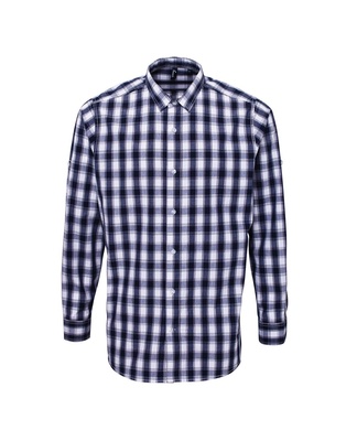 Premier Men's Long Sleeve 'Mulligan' Check Shirt