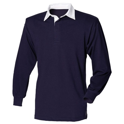 Front Row Men's Long Sleeve Classic Rugby Shirt