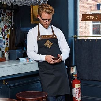 Premier Espresso Bib Apron