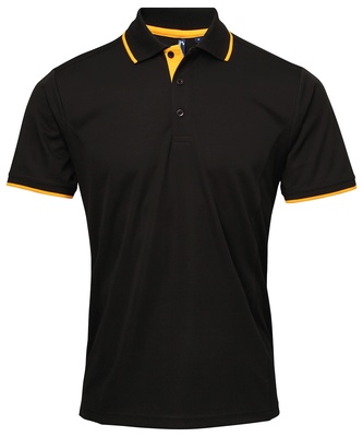 Premier Men's Contrast Tipped Coolchecker Polo PR618