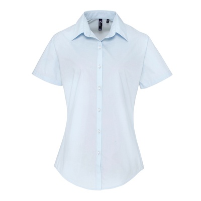 Premier Ladies Supreme Poplin Short Sleeve Shirt