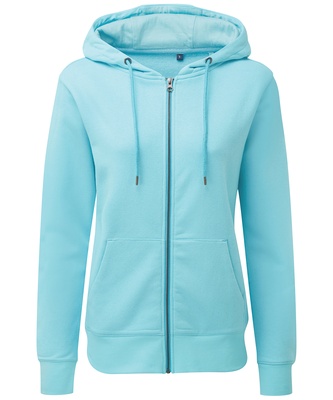 Asquith & Fox Women's Zip-Through Organic Hoodie