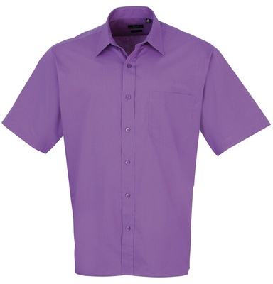 Premier Men's Short Sleeve Poplin Shirt