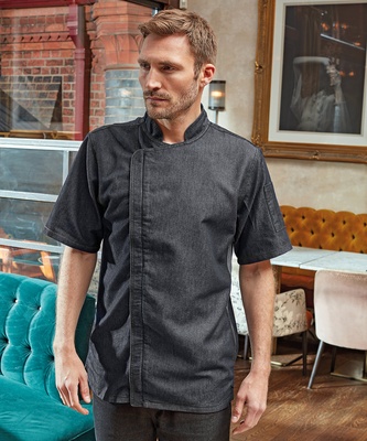 Premier Chef's Zip Close Short Sleeve Jacket