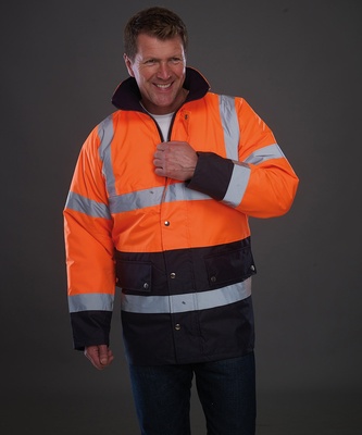 YOKO Hi-vis Two-Tone Motorway Jacket (HVP302)