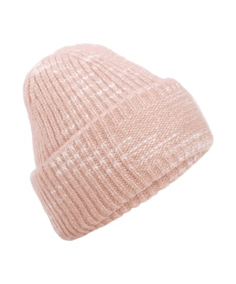 Beechfield Chunky Knit Reverse Patch Beanie