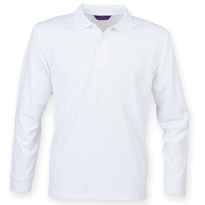 Henbury Long Sleeve Coolplus® Polo Shirt