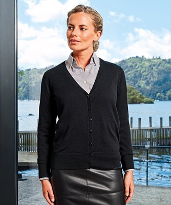 Premier Women's Button-through Knitted Cardigan