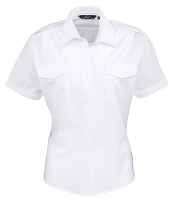 Premier Ladies Short Sleeve Pilot Shirt