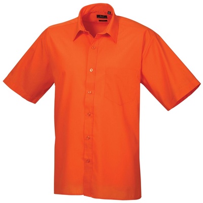 Premier Men's Short Sleeve Poplin Shirt