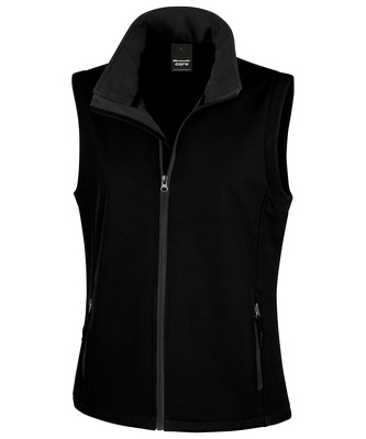 Result Women's printable softshell bodywarmer