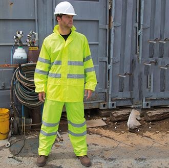 Result High-viz Waterproof Suit