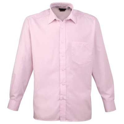 Premier Men's Long Sleeve Poplin Shirt