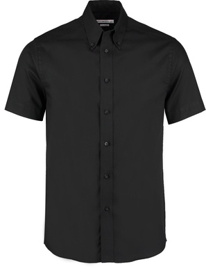 Kustom Kit Tailored Fit Premium Oxford Shirt Short Sleeve