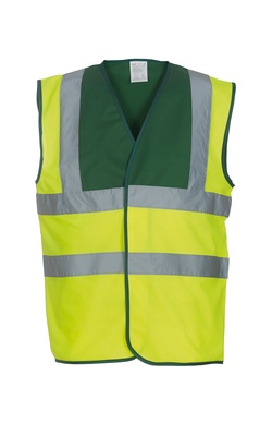 YOKO Hi-Vis 2-Band-and-Braces Waistcoat (HVW100)