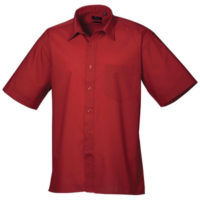 Premier Men's Short Sleeve Poplin Shirt