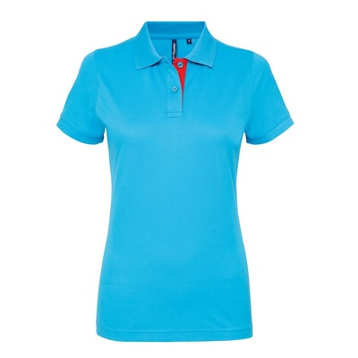 Asquith & Fox Women's Contrast polo