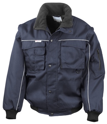 Result Work-Guard Zip Sleeve Heavy-Duty Pilot Jacket