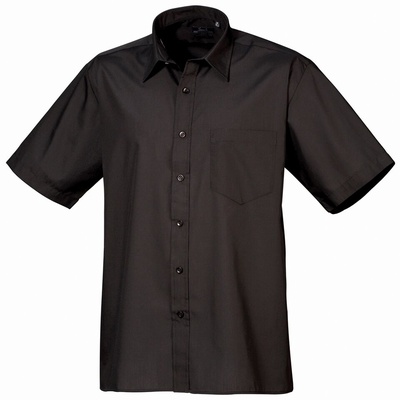 Premier Men's Short Sleeve Poplin Shirt