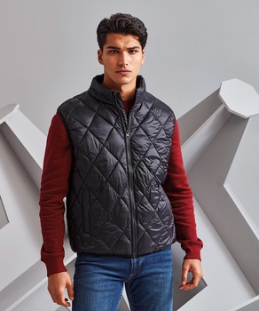 2786 Diamond Pane Padded Gilet