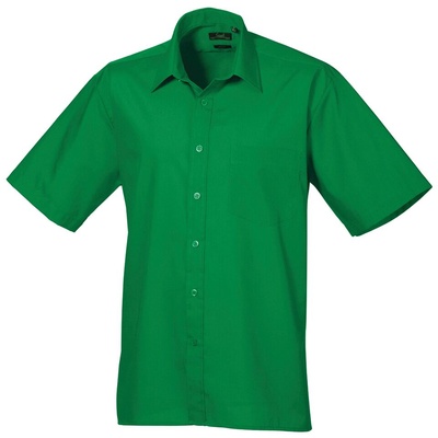 Premier Men's Short Sleeve Poplin Shirt