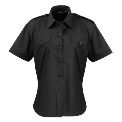 Premier Ladies Short Sleeve Pilot Shirt