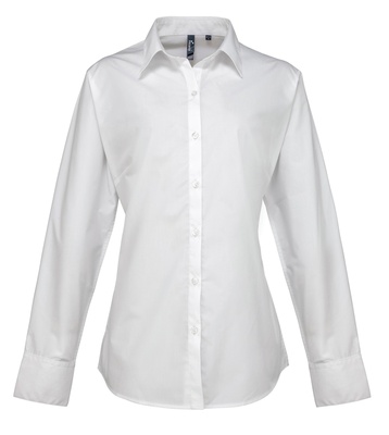 Premier Women's Supreme Poplin Long Sleeve Shirt