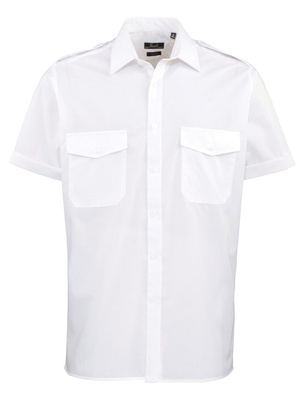 Premier Men's Short Sleeve Pilot Shirt