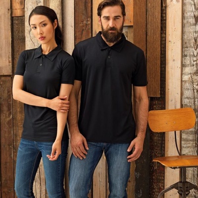 Premier Coolchecker Unisex Studded Polo