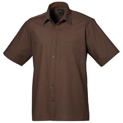 Premier Men's Short Sleeve Poplin Shirt