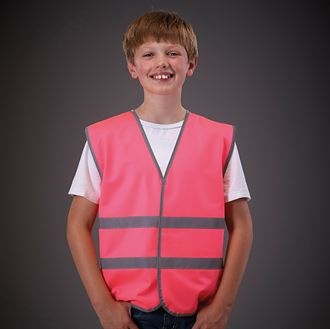 YOKO Hi-vis Reflective Border Kids Waistcoat (HVW102CH)