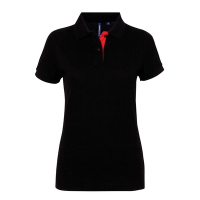 Asquith & Fox Women's Contrast polo