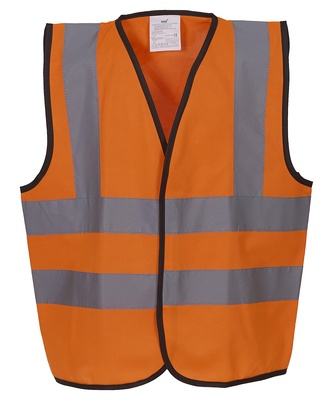 YOKO Kids Hi-vis 2 B&B Waistcoat (HVW100CH)