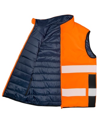 Result Safeguard Reversible Soft Padded Gilet R332X