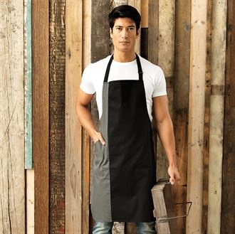 Premier Contrast Bib Apron