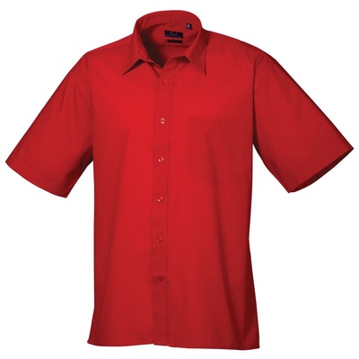 Premier Men's Short Sleeve Poplin Shirt