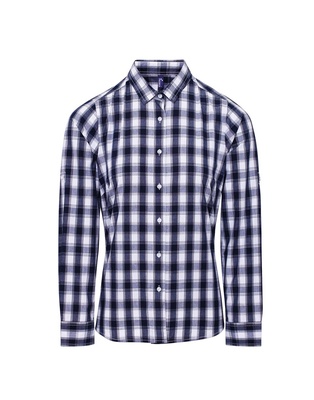 Premier Ladies Long Sleeve 'Mulligan' Check Shirt