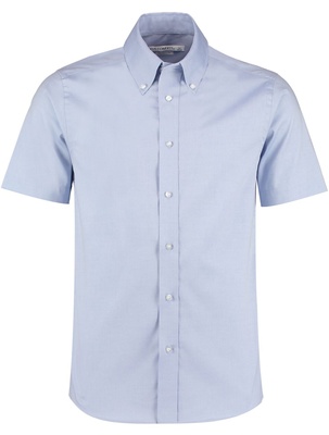 Kustom Kit Tailored Fit Premium Oxford Shirt Short Sleeve