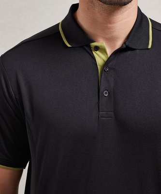 Premier Men's Contrast Tipped Coolchecker Polo PR618