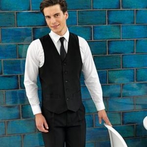 Premier Men's Lined Polyester Waistcoat