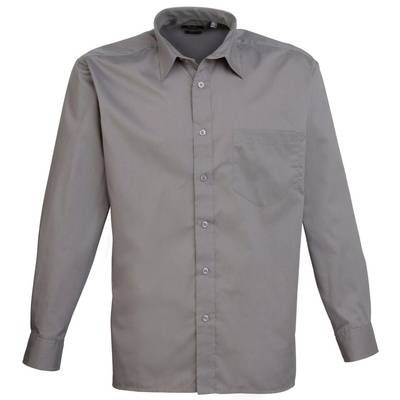 Premier Men's Long Sleeve Poplin Shirt