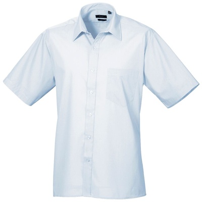 Premier Men's Short Sleeve Poplin Shirt