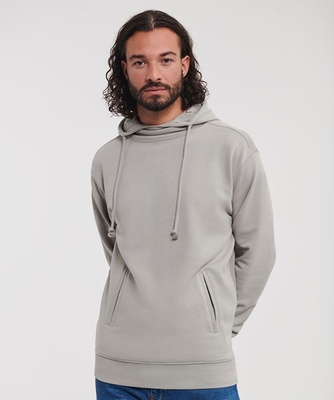 Russell Pure Organic High Collar Hooded Sweatshirt