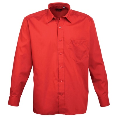 Premier Men's Long Sleeve Poplin Shirt