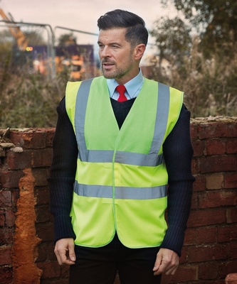 YOKO Hi-Vis 2-Band-and-Braces Waistcoat (HVW100)